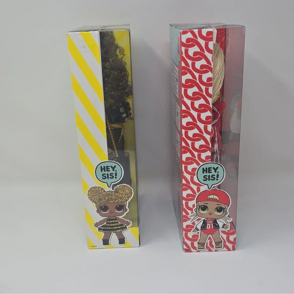 LOL Surprise! OMG. Series 1 Royal Bee & Swag 10in Dolls Lot of 2 NIB